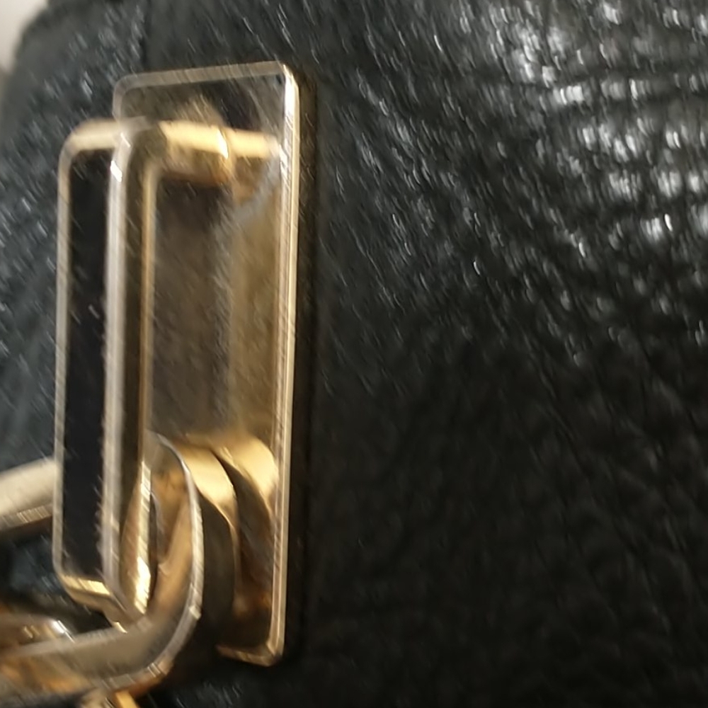 Michael kors black leather golden embellishments large - Picture 13 of 15